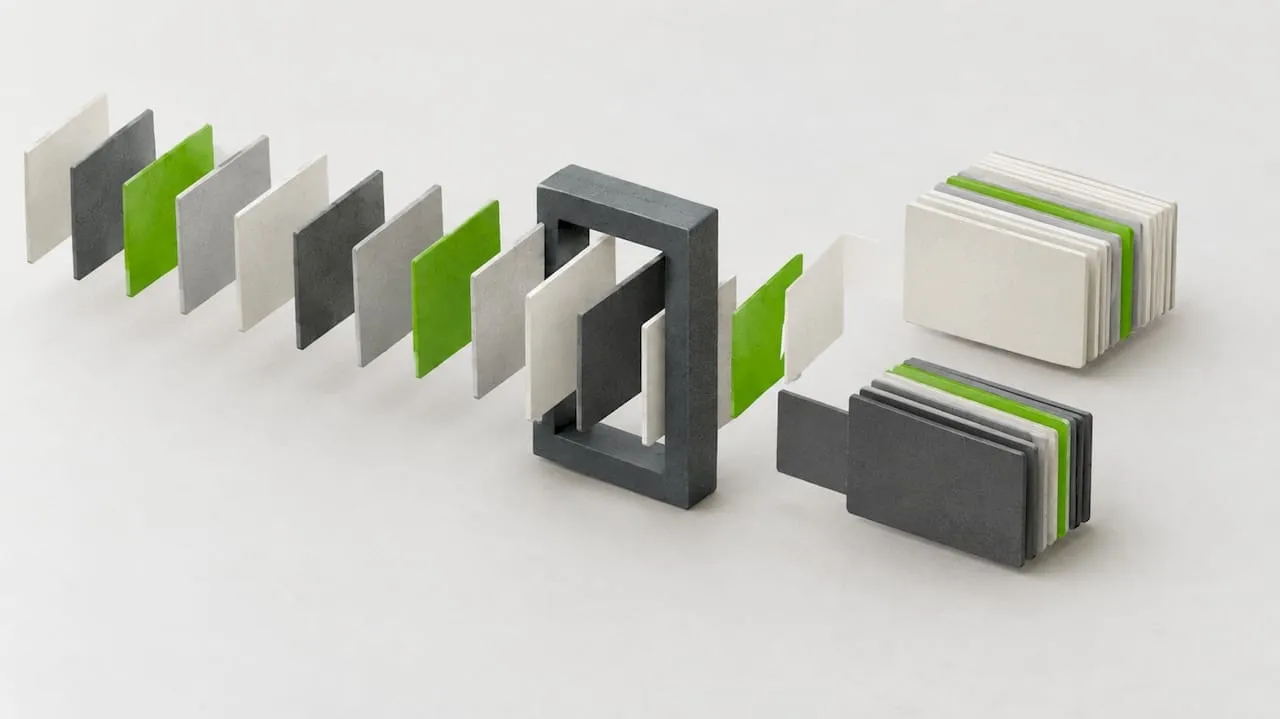 Standardised data cards passing through format frame