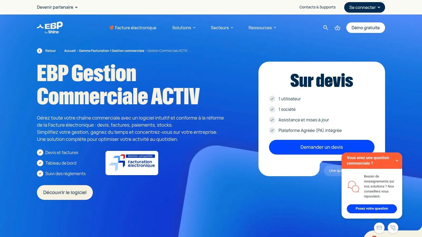 EBP Gestion Commerciale ACTIV
