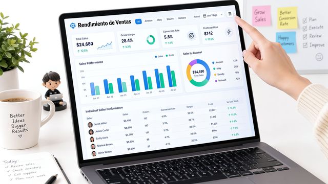 Dashboard de ventas por vendedor: cómo diseñarlo bien