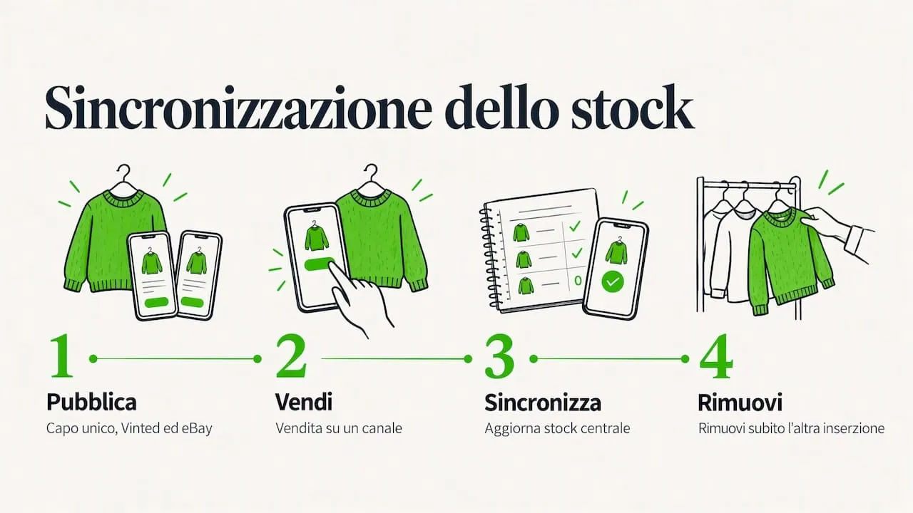 Flusso di aggiornamento stock tra marketplace