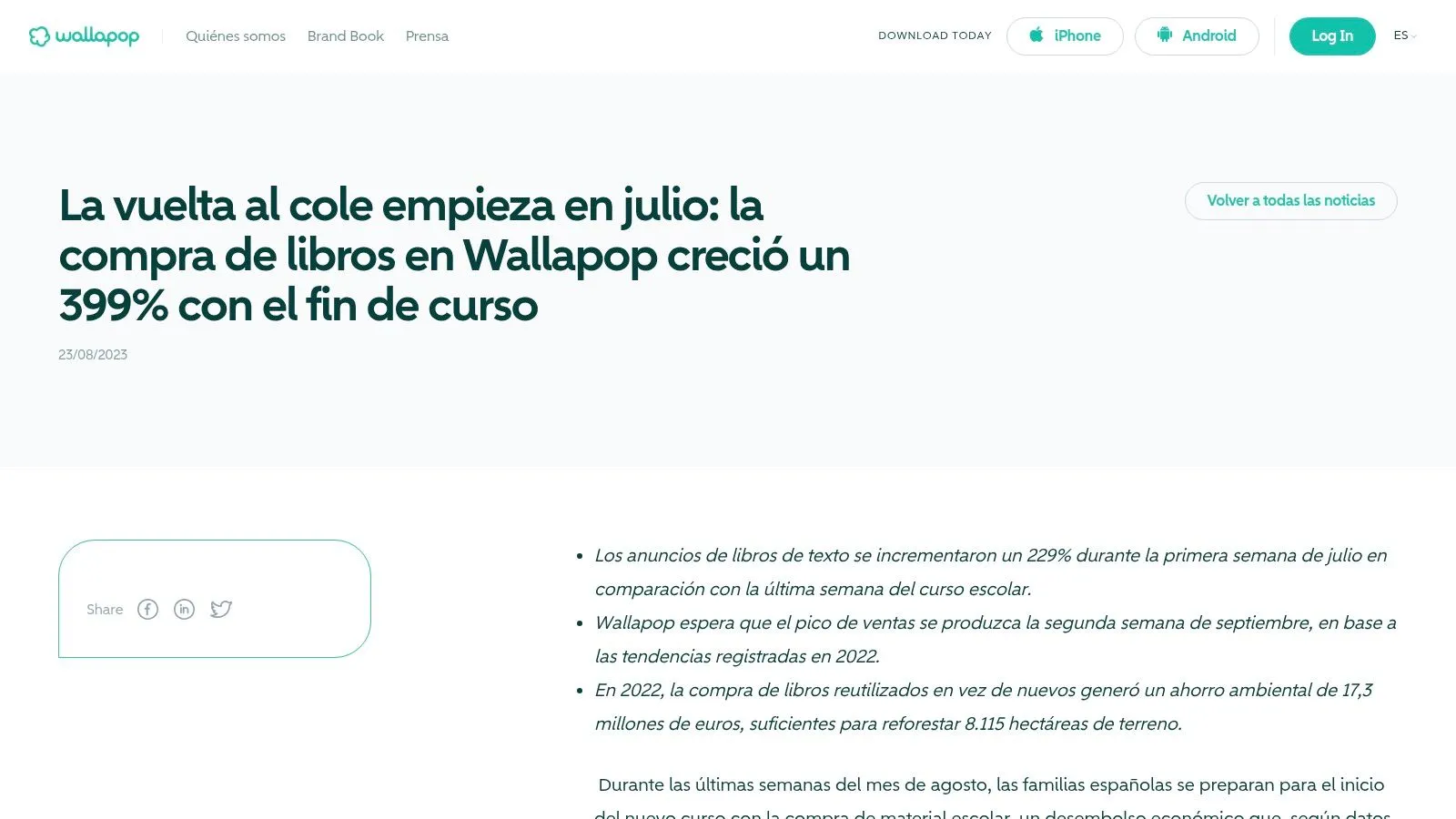 Libros y material escolar (libros de texto)